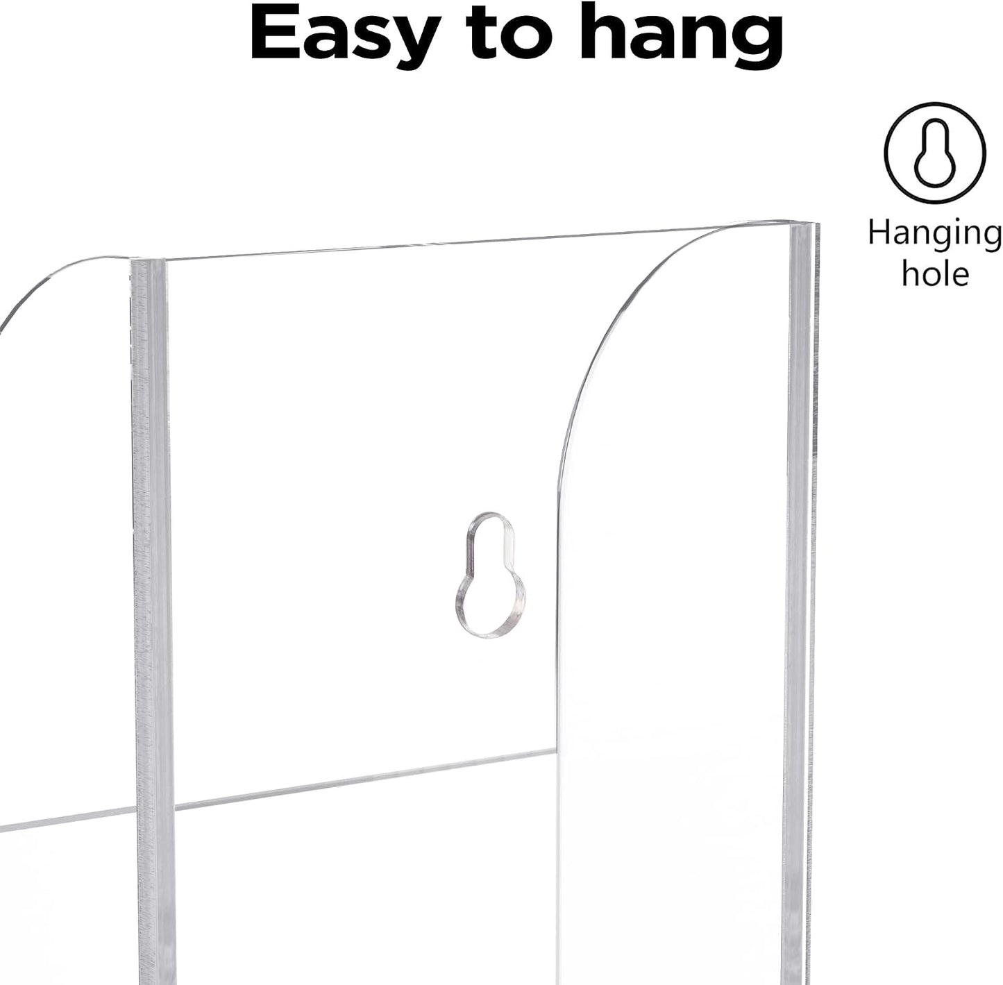 Soporte remoto acrílico transparente para TV y mesita