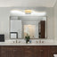 Lámpara baño 40pulg barra LED oro cepillado regulable