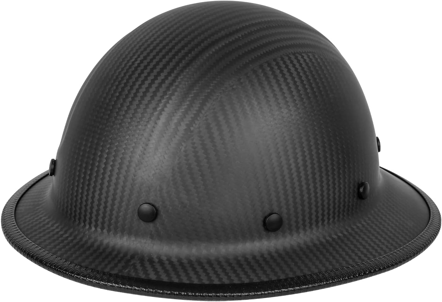 Casco fibra carbono ala completa OSHA ANSI hombre con