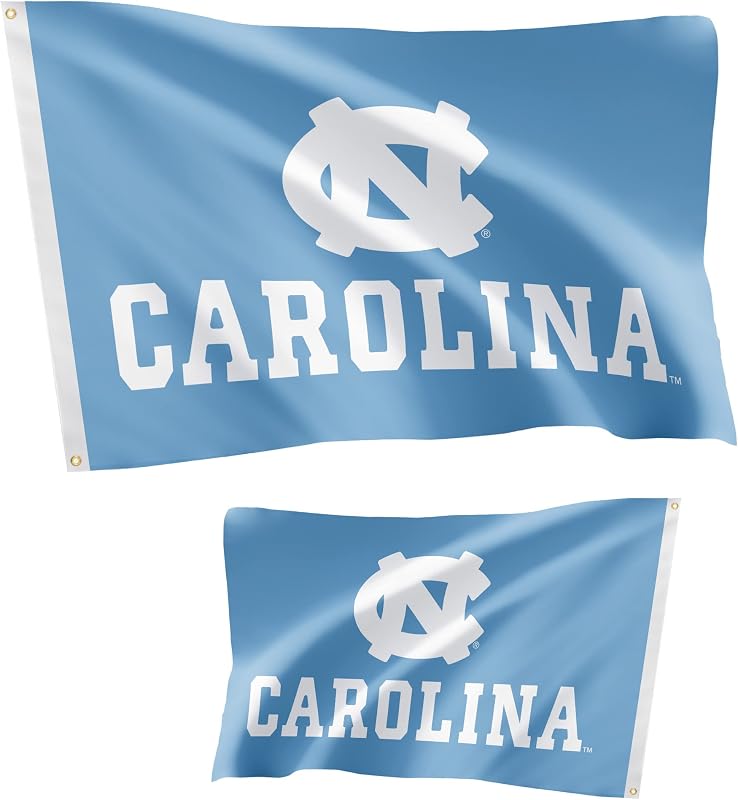 Bandera UNC Chapel Hill Tar Heels 3x5ft poliéster doble cara