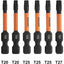 Set 10 Pzas Brocas Torx S2 2pulg Soporte Almacenamiento