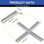 4set T-Track intersección kit aluminio carpintería