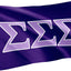 Bandera Tri Sigma 3x5pies para eventos y orgullo