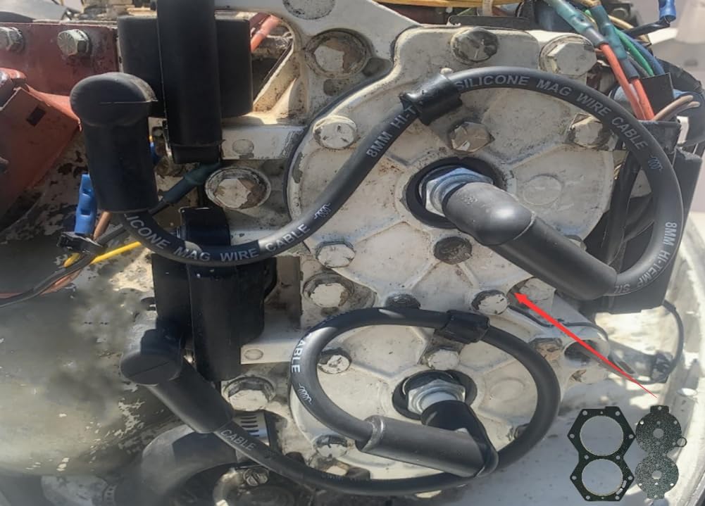 Cabezal repuesto junta tapa comp Johnson Evinrude V4 65-140