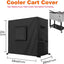 Funda impermeable 80qt 20x32" para carrito bebidas