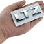 Repuesto emblema placa LTZ 2008-15 cromado