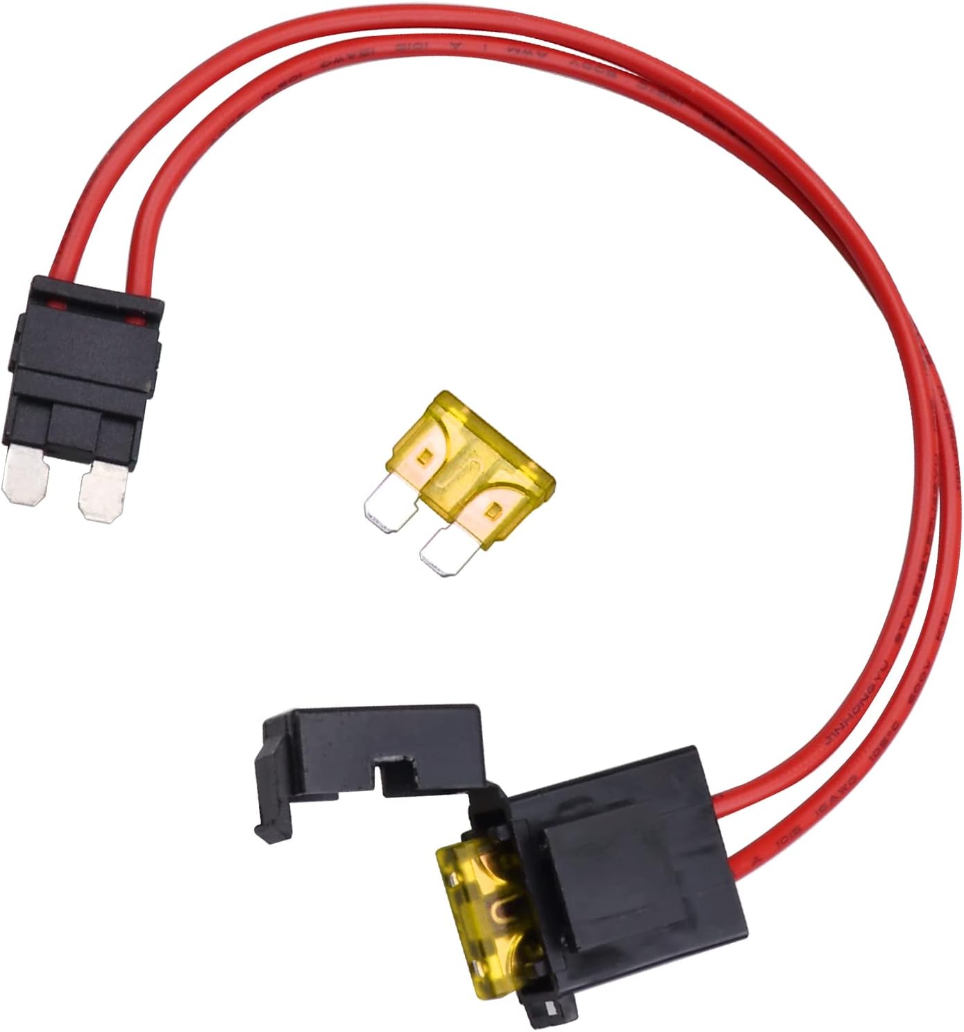 Conector portafusibles 32V 20A tipo hoja ATO con 2 fusibles