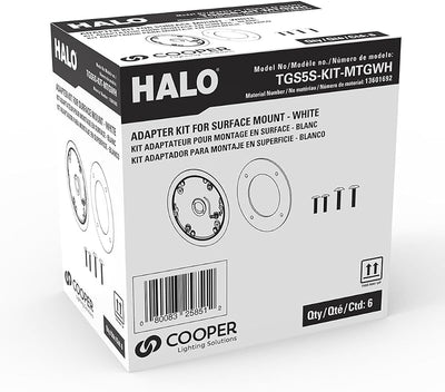 Reflector TGS5S soporte caja conexión exterior blanco