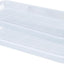 2 Pzas Platillos Plástico para Plantas 5.5x10" Transparente
