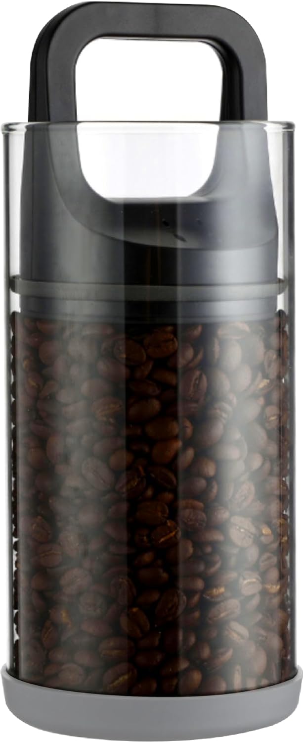 Recipiente café vidrio borosilicato sellado al vacío 50oz