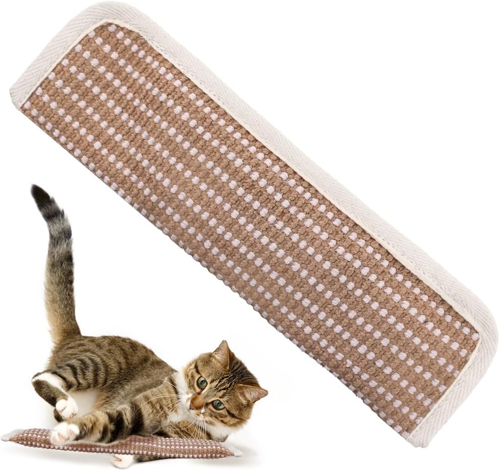 Almohada gato con hierba gatera para rascar y afilar