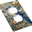 Cubiertas decorativas interruptor luz arte placa pared