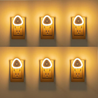 Luz nocturna led enchufable sensor atardecer para niños