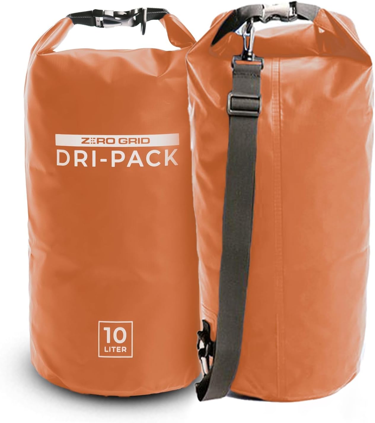 Bolsa seca impermeable 10-40L para mochileros y campamento