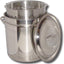 Olla de Acero Inox Estriada para Cocina 36 Qt