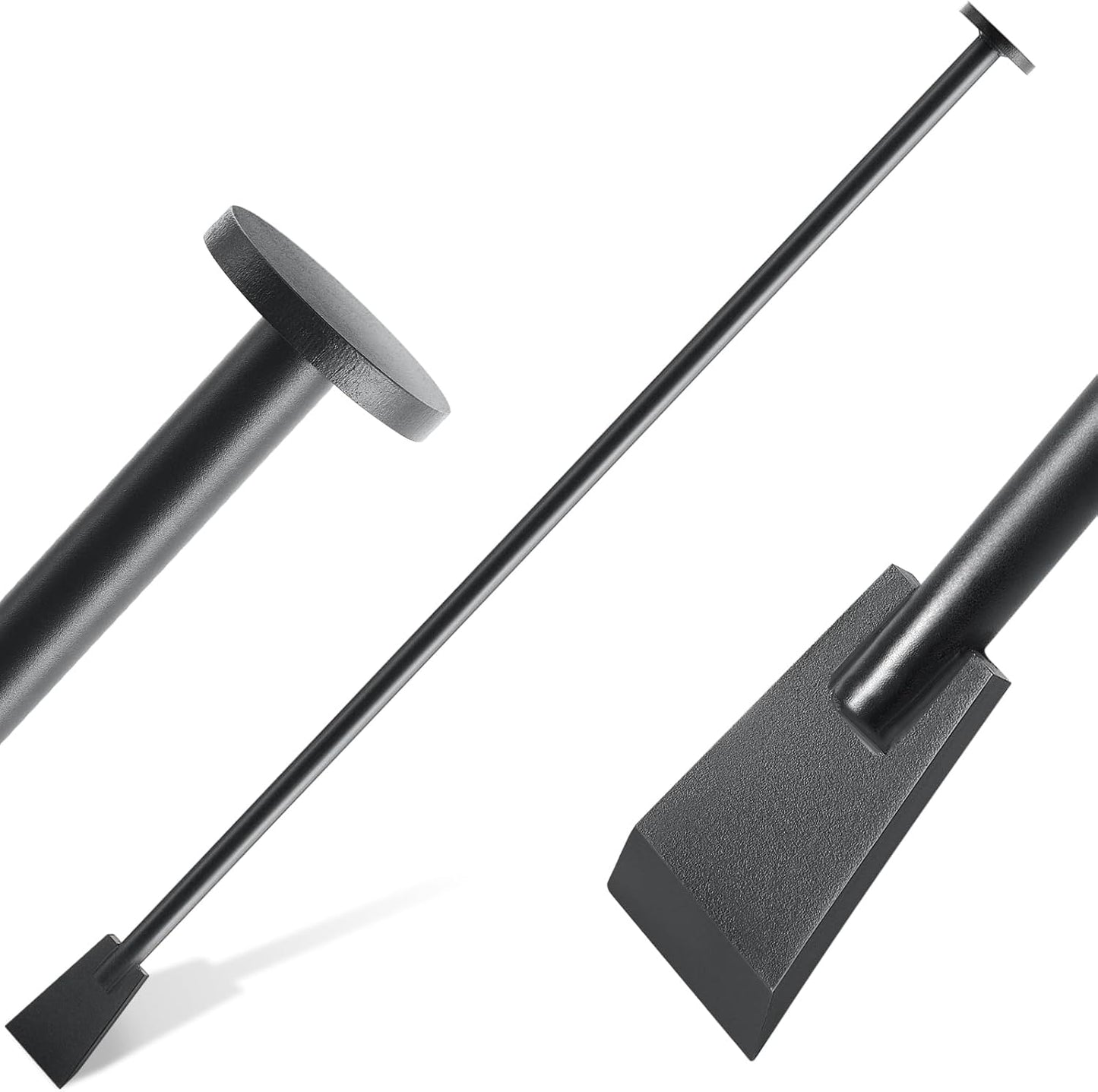 Barra excavadora acero resistente 48pulg forma pala negro