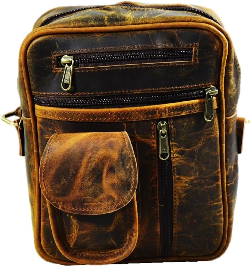 Bandolera cruzada hecha a mano unisex