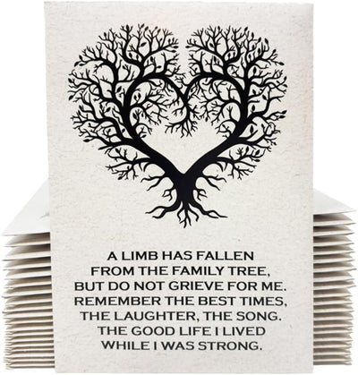 Semillas árbol vida crema 3.25x4.5pulg pack 20