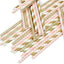 Pajitas biodegradables rosa pack 100 unidades