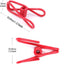 50 Clips Metal Multiusos para Ropa Oficina y Bebé Varios Colores