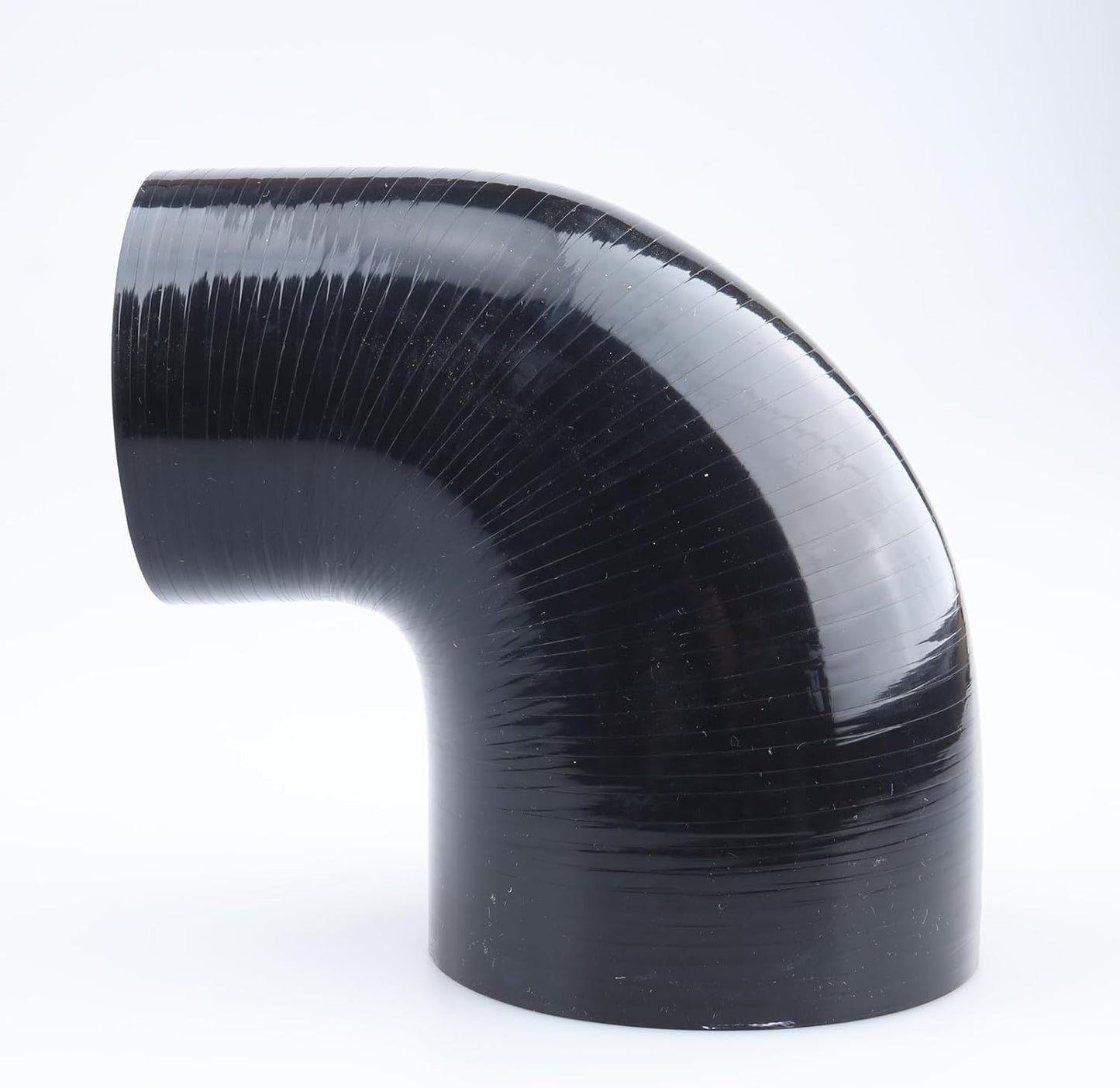 Acoplador codo 90 grados manguera silicona automotriz negro