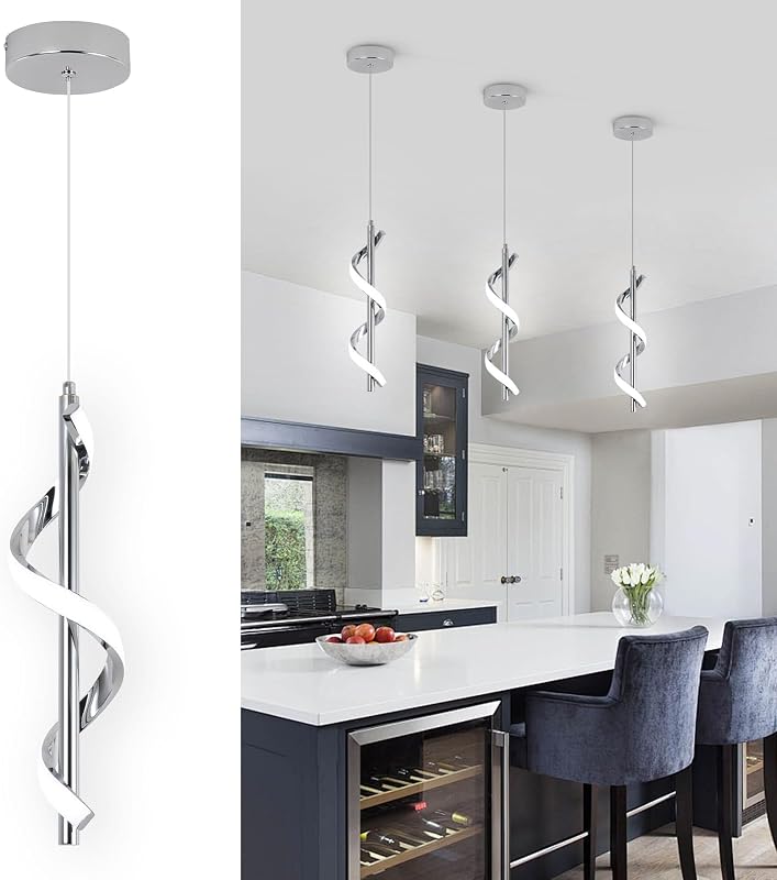 Lámpara colgante LED altura ajustable para cocina comedor