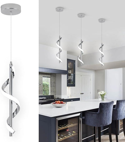 Lámpara colgante LED altura ajustable para cocina comedor