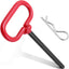 Pasador enganche tractor 3/8x4pulg clip R rojo