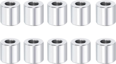 Espaciador aluminio 3/8x3/4x1/4 pulg sin roscar liso