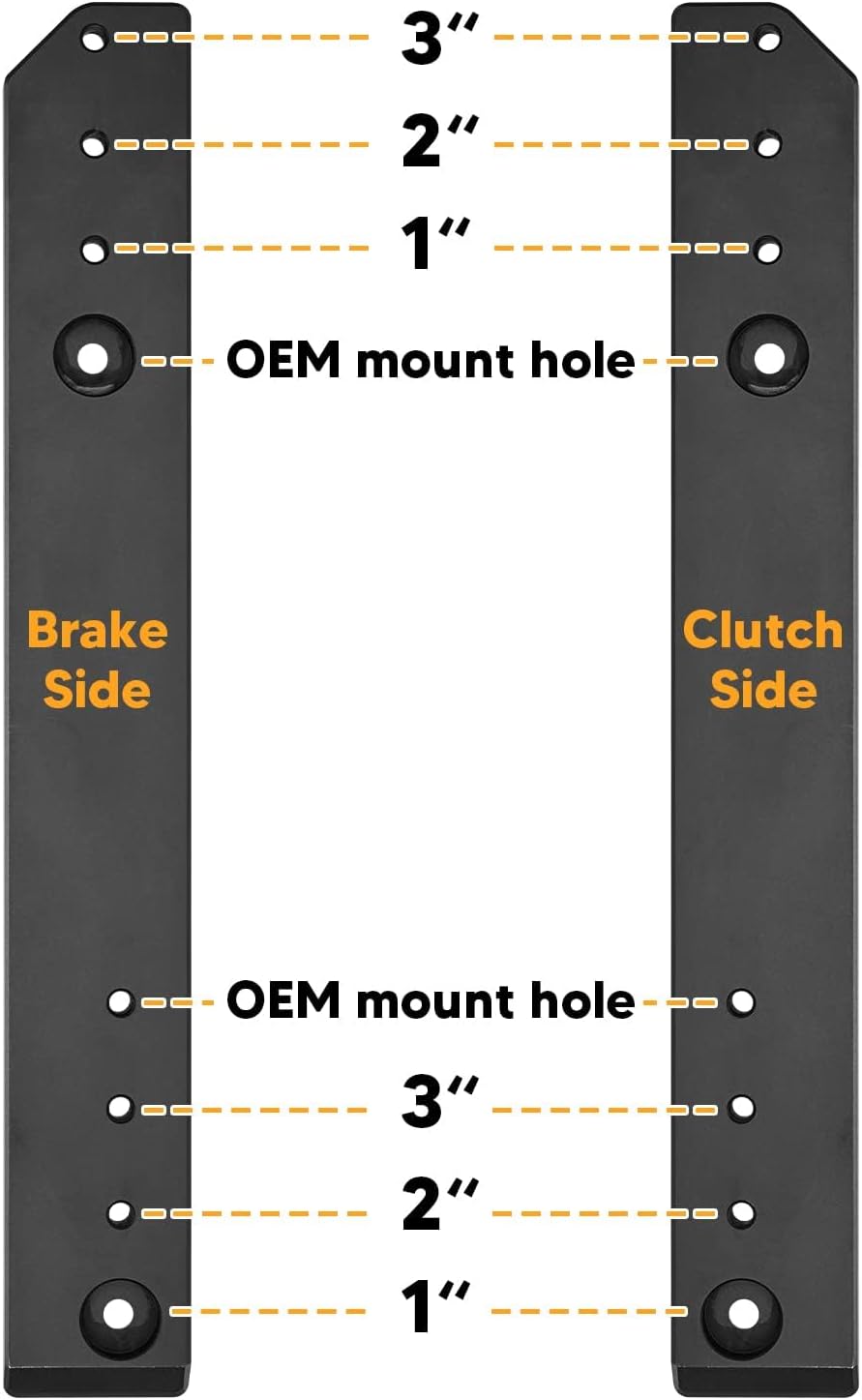 Kit placa montaje trasero ajustable Harley Touring 14-25