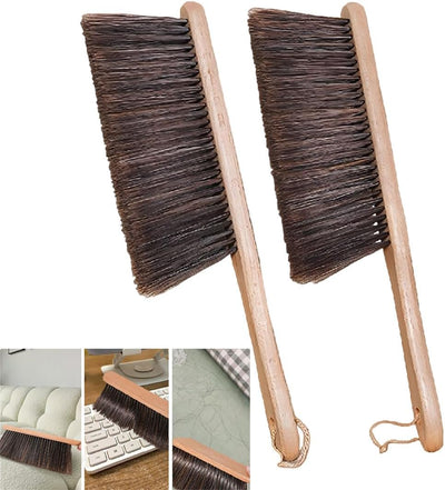 Escoba batidora madera 2 Pzas para hogar y auto