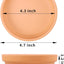 7 Pzas Platillos Terracota 4.7pulg para Macetas 3.5-5pulg