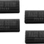4 Protectores Aro Goma para Aros Metal Negro