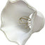 Lámpara araña cuadrada moldura decorativa blanco 3x5" set 6