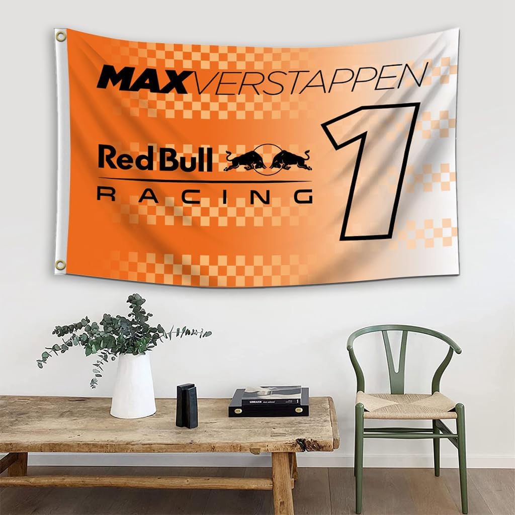 Bandera Red Bull 3x5ft con ojales latón