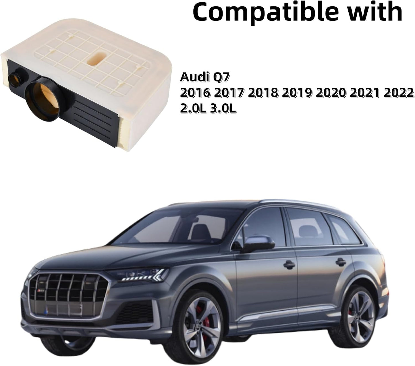 Filtro aire motor comp Audi Q.0L 3.0L