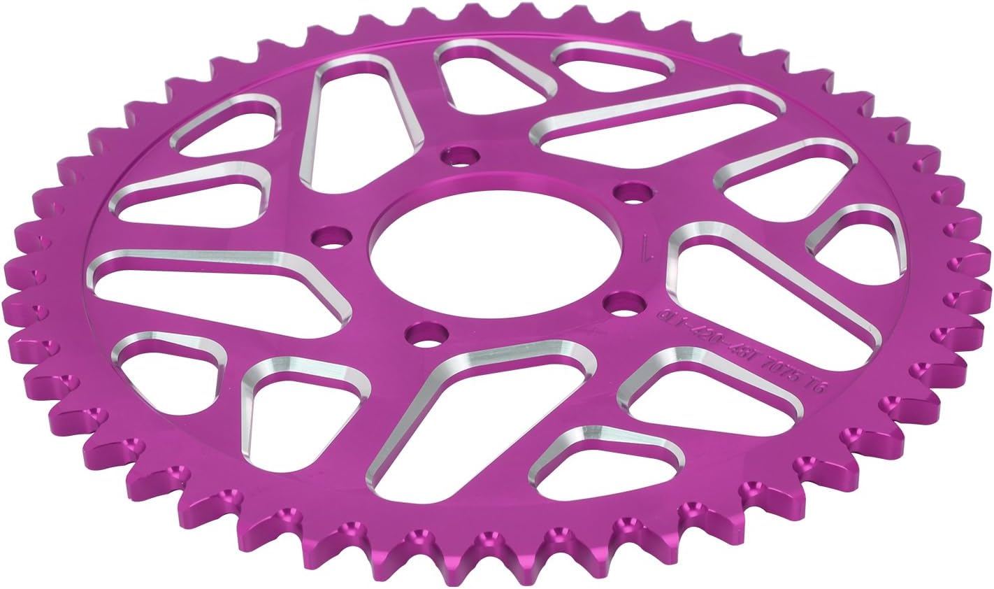 Piñón CNC para Moto Eléctrica Cross Púrpura