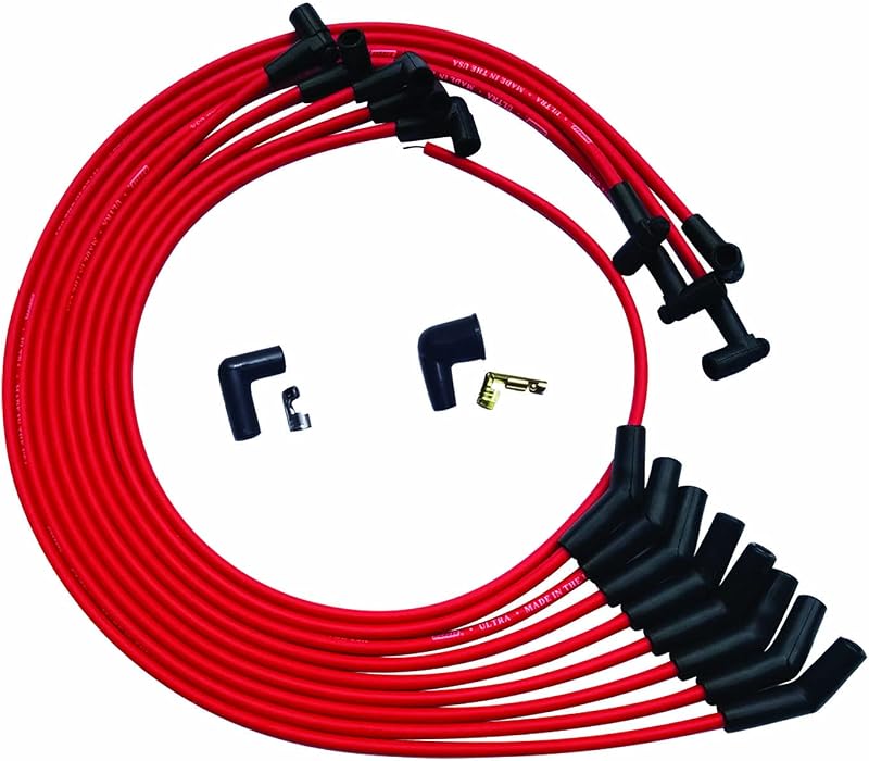 Cables bujía rojos Chevy HEI 135grados