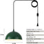 Lámpara colgante enchufable 11.8pulg para cocina y granja