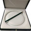 Caja cuero vitrina soporte joyas boda collar perlas