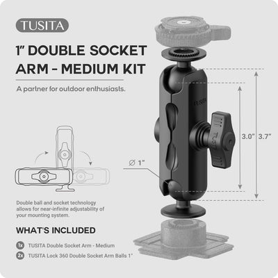 Brazo Lock 360 Doble Zócalo B Talla Mediana