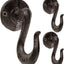 Ganchos hierro fundido rústicos soporte llaves vintage pack