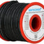 Cable silicona 20awg 50pies alambre cobre estañado trenzado negro