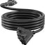 Cable extensión exterior 12/3 15 ft 3 tomas SJTW 12 AWG