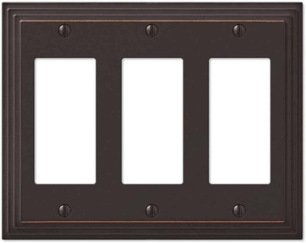 Placa pared metal fundido bronce envejecido