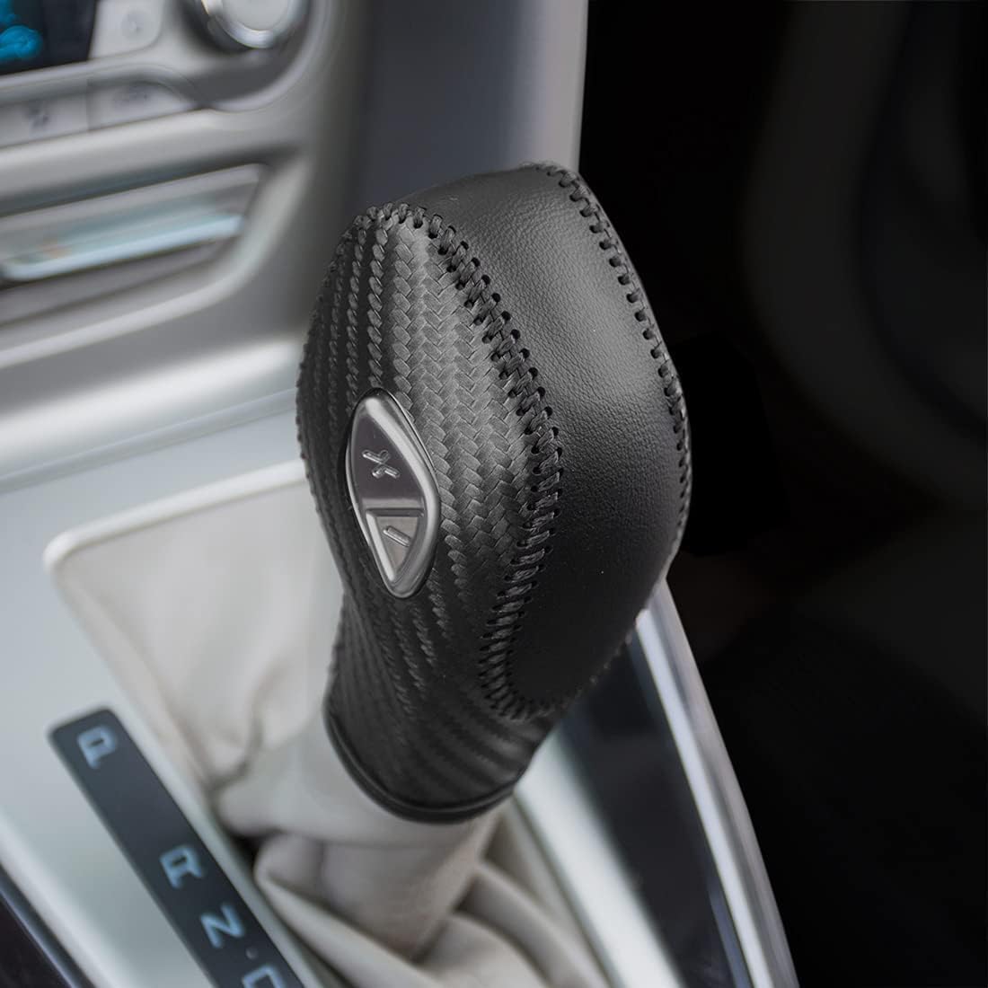 Funda palanca cambios cuero genuino Ford Fusion Escape Focus