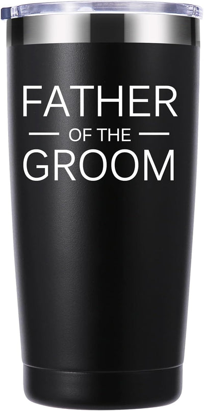 Vaso 20oz texto Father of the Groom regalo papá novio boda