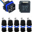 Kit relé automotriz impermeable 5 pines 12V pack 5
