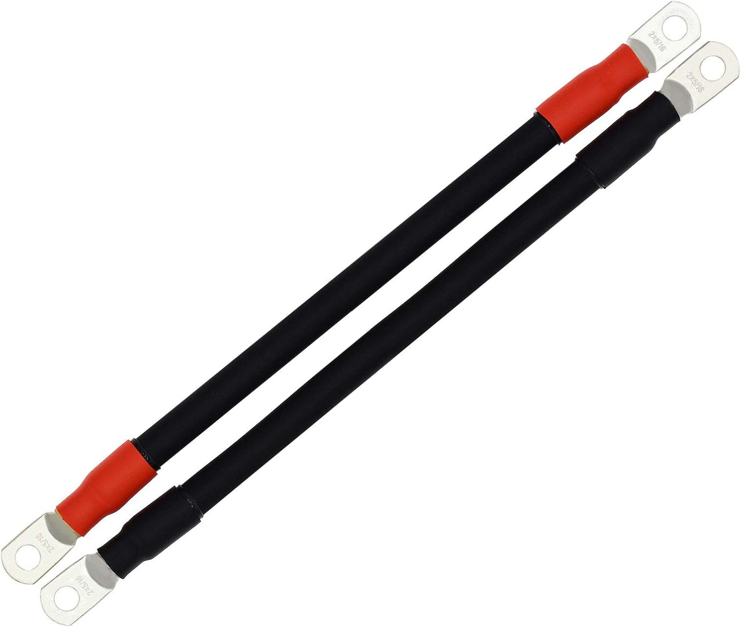 2 Cables Inversor 2AWG Cobre Estañado para Solar Coche