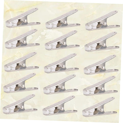 Pinzas ropa acero inox color plata
